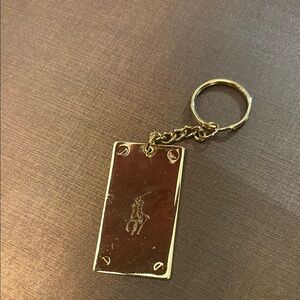 Ralph Lauren Gold Keychain